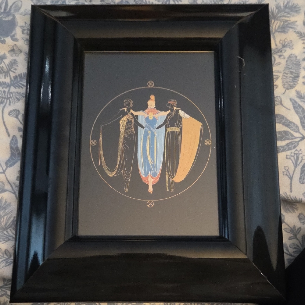 Small Framed Erte Print